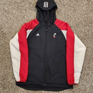Adidas Cincinnati Bearcats Coat Men Size XL